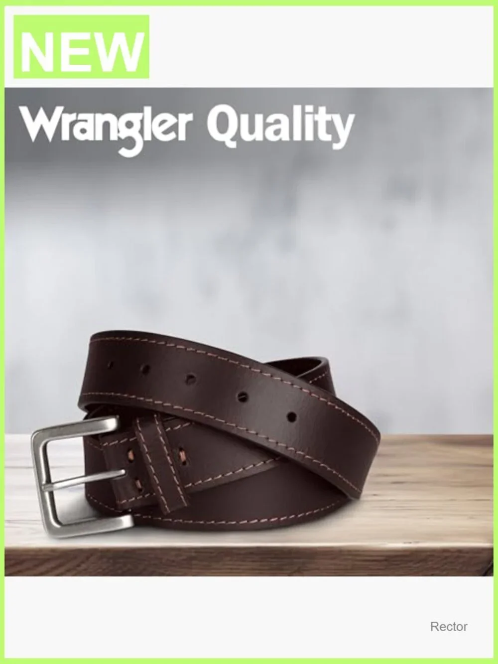 Men's Leather Casual Belt with Metal Buckle for Jeans